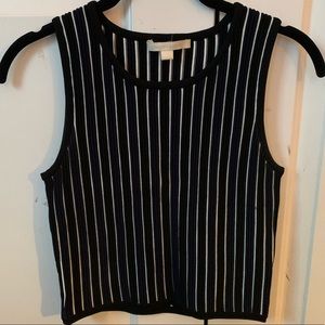 Jonathan Simkhai Ribbed Striped Crop Tank